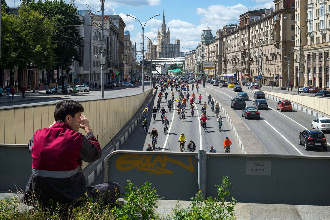 Велопарад в Москве Велопарад в Москве
