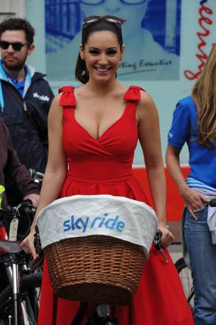Kelly Brook  poses for a photo 