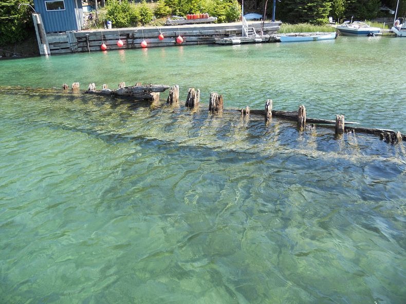 Shipwrecks At Big Tub Harbour In Lake Huron