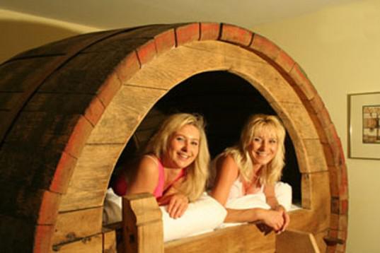 For True Beer Lovers There's a Beer Barrel Hotel