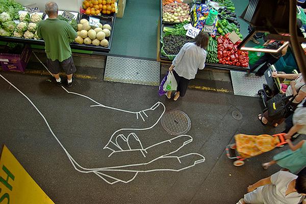 Big Hand at a Market