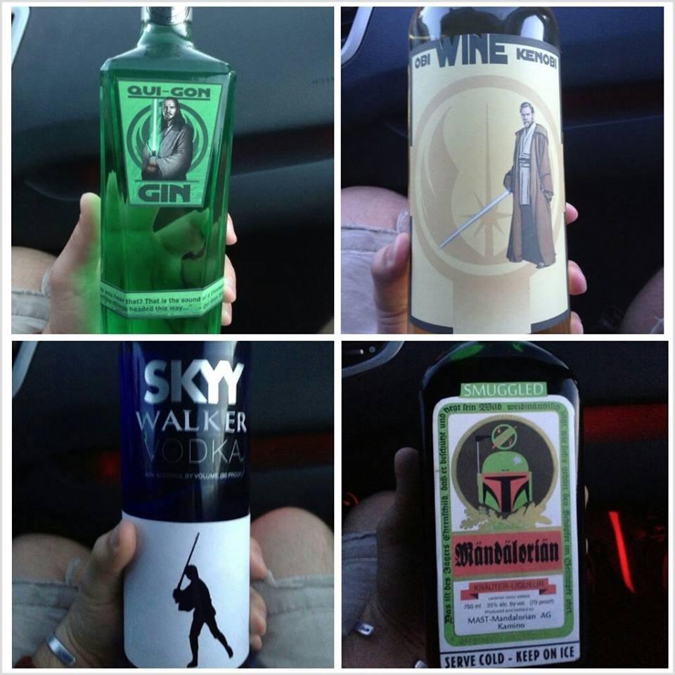 Light Up Your Party with Star Wars Alcohol!