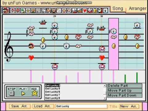 Daft Punk’s ‘Get Lucky’ Played in Mario Paint Composer 