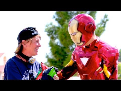 Iron Man Helps the Homeless 