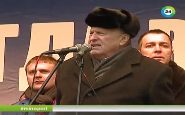 Жириновский:"Витька Янукович, ты дурак и размазня!" 