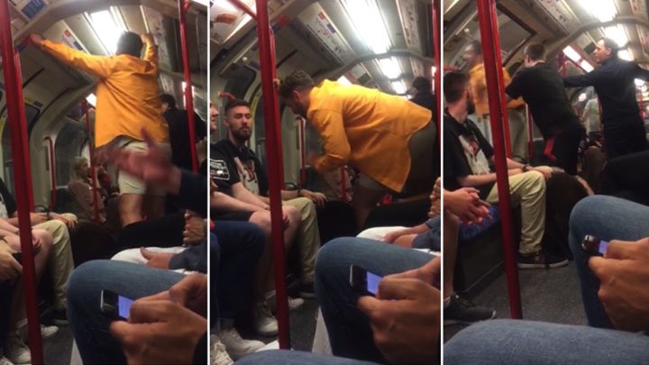 Как избавиться от буйного пассажира в метро 