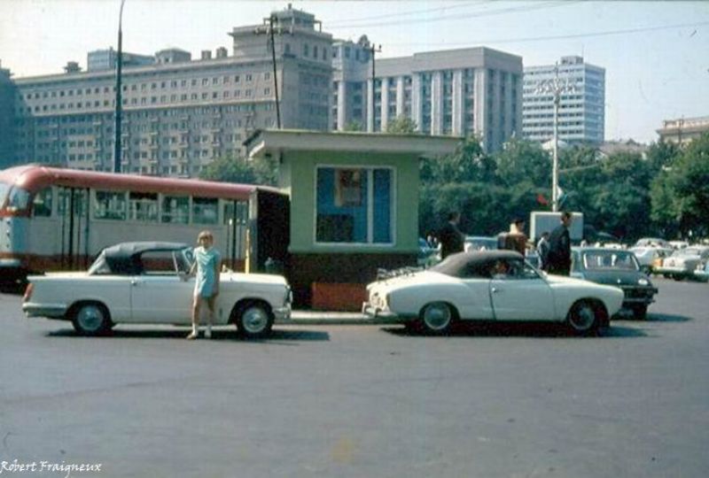 Транспорт на фотографиях иностранных туристов, путешествующих по СССР