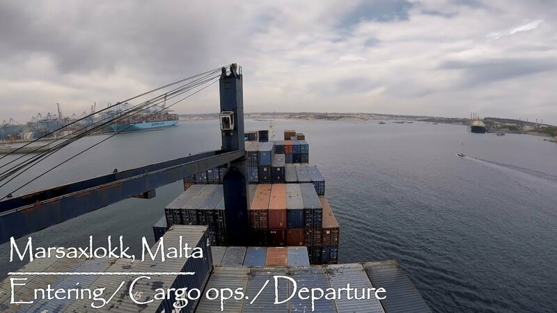 Заход и грузовые операции на Мальте 