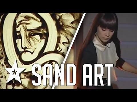 Невероятное искусство песком 
